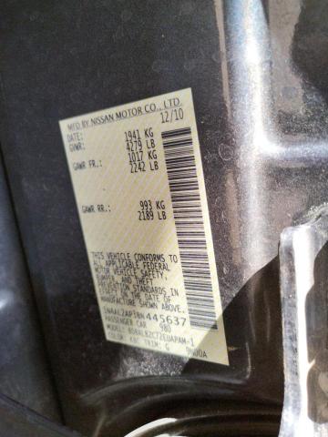 Photo 10 from auction – 2011 NISSAN ALTIMA BAS with VIN 1N4AL2AP3BN445637