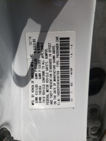 Photo 10 from auction – 2015 HONDA ACCORD SPO with VIN 1HGCR2F5XFA080798