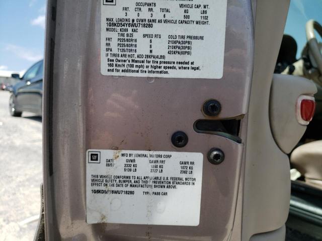 Photo 10 from auction – 1998 CADILLAC DEVILLE with VIN 1G6KD54Y6WU718280