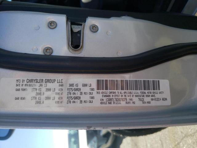 Photo 10 from auction – 2013 RAM 1500 SLT with VIN 1C6RR7LT6DS576379