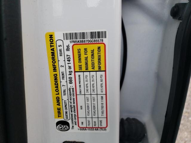 Photo 10 from auction – 2013 FORD EXPLORER with VIN 1FM5K8B87DGC85578