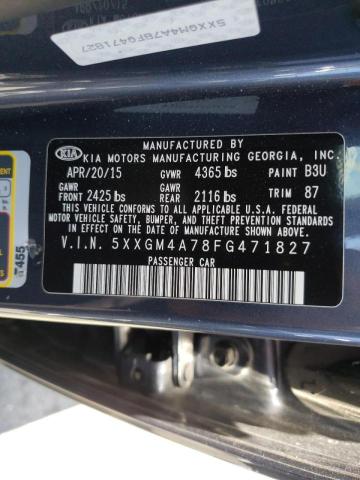 Photo 10 from auction – 2015 KIA OPTIMA LX with VIN 5XXGM4A78FG471827