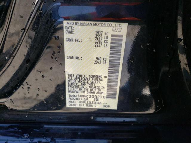 Photo 10 from auction – 2017 NISSAN ALTIMA 2.5 with VIN 1N4AL3AP8HC209270