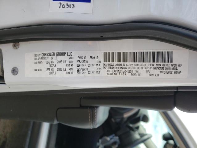 Photo 10 from auction – 2014 JEEP CHEROKEE L with VIN 1C4PJMDS1EW141324