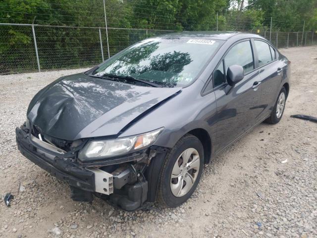Photo 2 from auction – 2013 HONDA CIVIC LX with VIN 19XFB2F5XDE001334