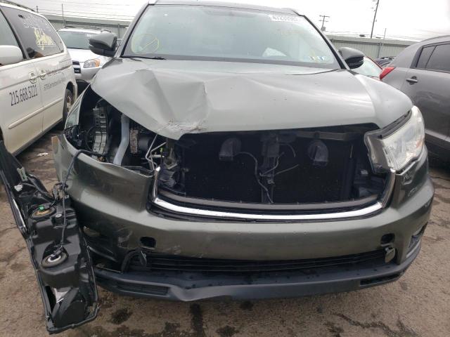 Photo 9 from auction – 2014 TOYOTA HIGHLANDER with VIN 5TDJKRFH9ES026262