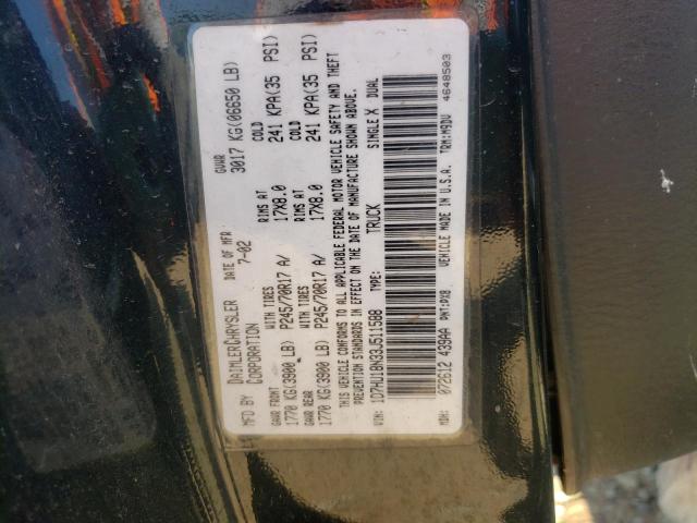 Photo 10 from auction – 2003 DODGE RAM 1500 S with VIN 1D7HU18N33J511588