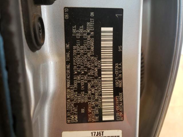 Photo 10 from auction – 2011 TOYOTA TUNDRA DOU with VIN 5TFRY5F17BX099374
