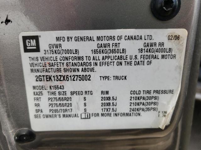 Photo 10 from auction – 2006 GMC NEW SIERRA with VIN 2GTEK13ZX61275002