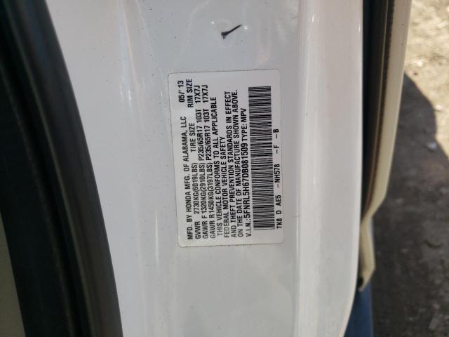 Photo 10 from auction – 2013 HONDA ODYSSEY EX with VIN 5FNRL5H67DB081509