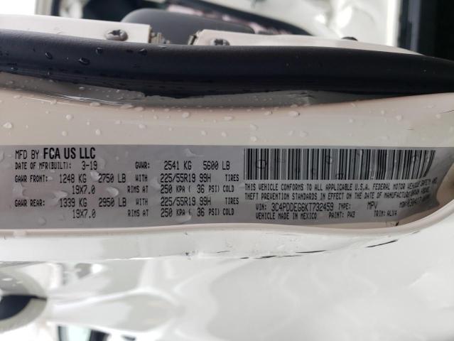 Photo 10 from auction – 2019 DODGE JOURNEY GT with VIN 3C4PDDEG6KT732459