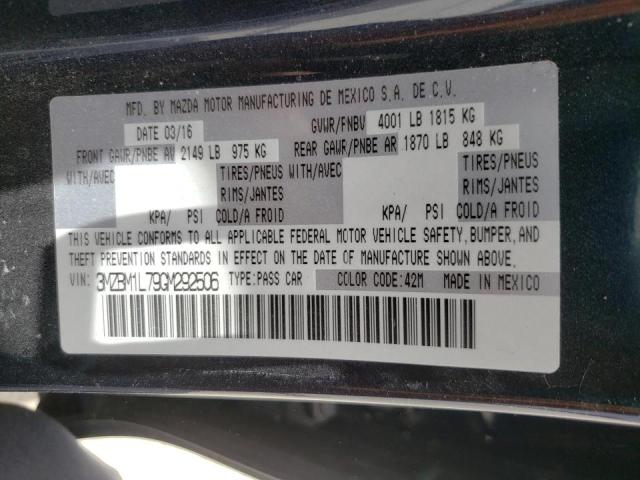 Photo 10 from auction – 2016 MAZDA 3 TOURING with VIN 3MZBM1L79GM292506