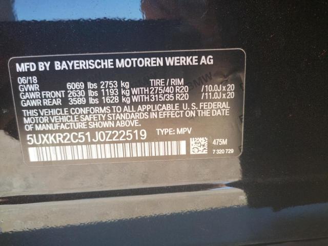 Photo 10 from auction – 2018 BMW X5 SDRIVE3 with VIN 5UXKR2C51J0Z22519