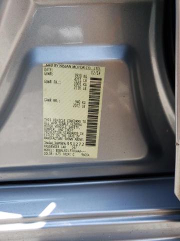 Photo 10 from auction – 2014 NISSAN ALTIMA 2.5 with VIN 1N4AL3AP9EN351272