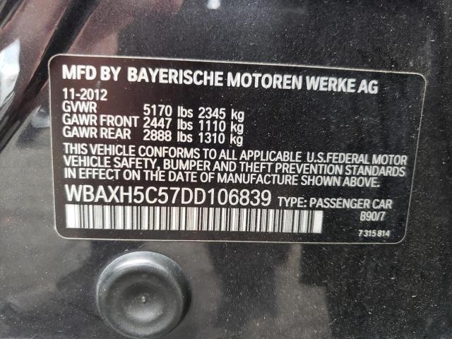 Photo 10 from auction – 2013 BMW 528 XI with VIN WBAXH5C57DD106839
