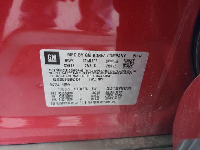 Photo 10 from auction – 2014 BUICK ENCORE CON with VIN KL4CJBSB4EB665154