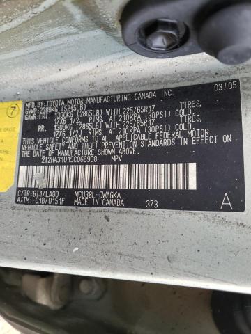 Photo 10 from auction – 2005 LEXUS RX 330 with VIN 2T2HA31U15C066908