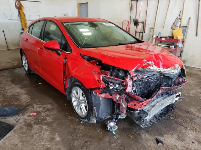 CHEVROLET CRUZE LT 2017 with VIN 3G1BE6SM6HS587346 - Photo from auction