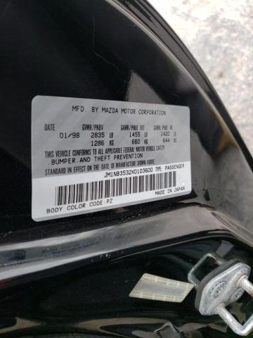 Photo 10 from auction – 1999 MAZDA MX-5 MIATA with VIN JM1NB3532X0103600
