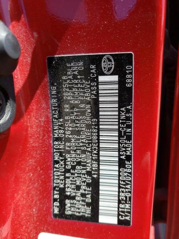 Photo 10 from auction – 2014 TOYOTA CAMRY L with VIN 4T1BF1FK3EU868219