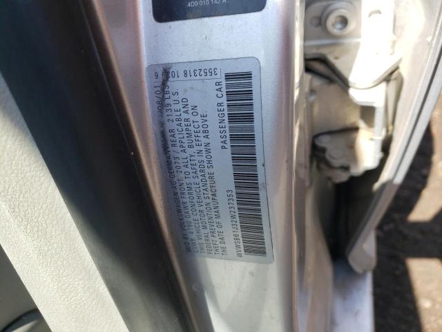 Photo 10 from auction – 2002 VOLKSWAGEN JETTA with VIN WVWSB61J32W237353