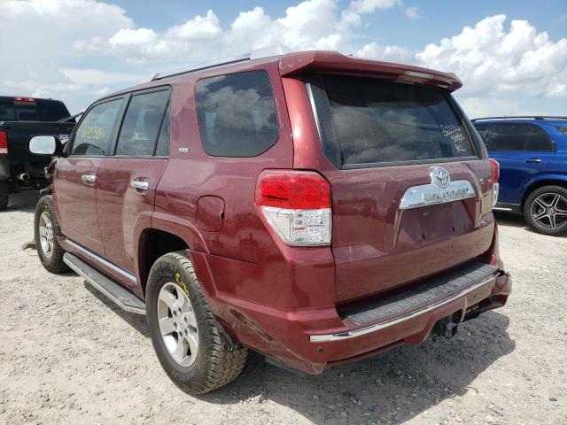Photo 3 from auction – 2012 TOYOTA 4RUNNER SR with VIN JTEZU5JR4C5036394