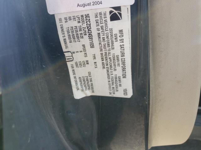 Photo 10 from auction – 2004 SATURN VUE with VIN 5GZCZ53424S811659