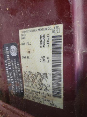 Photo 10 from auction – 2011 NISSAN ALTIMA BAS with VIN 1N4AL2AP4BN456338