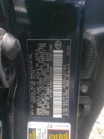 Photo 10 from auction – 2015 TOYOTA CAMRY LE with VIN 4T1BF1FK5FU060696