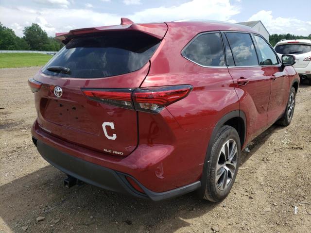 Photo 4 from auction – 2021 TOYOTA HIGHLANDER with VIN 5TDHZRBH6MS124115