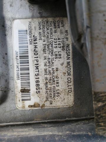 Photo 10 from auction – 1991 NISSAN MAXIMA with VIN JN1HJ01P1MT516855