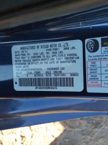 Photo 10 from auction – 2014 NISSAN 370Z BASE with VIN JN1AZ4EH0EM630474