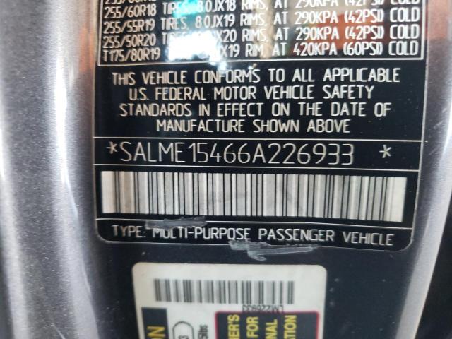 Photo 10 from auction – 2006 LAND ROVER RANGE ROVE with VIN SALME15466A226933