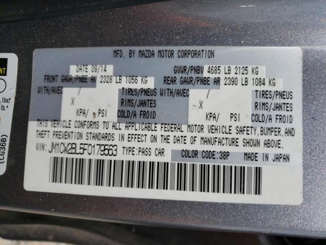 Photo 10 from auction – 2015 MAZDA 5 SPORT with VIN JM1CW2BL5F0179563