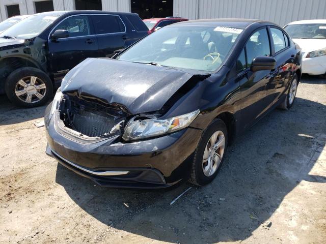 Photo 2 from auction – 2014 HONDA CIVIC LX with VIN 19XFB2F55EE070322