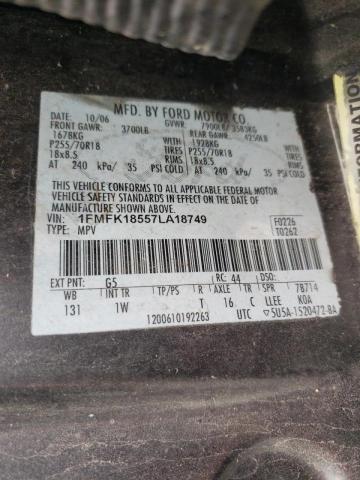 Photo 10 from auction – 2007 FORD EXPEDITION with VIN 1FMFK18557LA18749