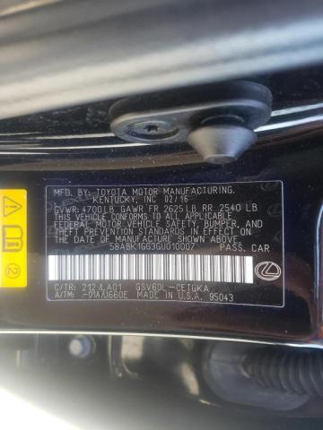 Photo 10 from auction – 2016 LEXUS ES 350 with VIN 58ABK1GG3GU010007