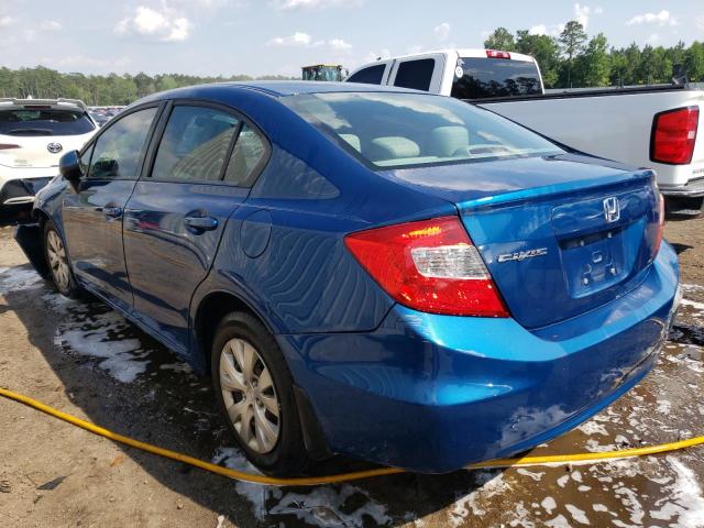 Photo 3 from auction – 2012 HONDA CIVIC LX with VIN 19XFB2F5XCE070684