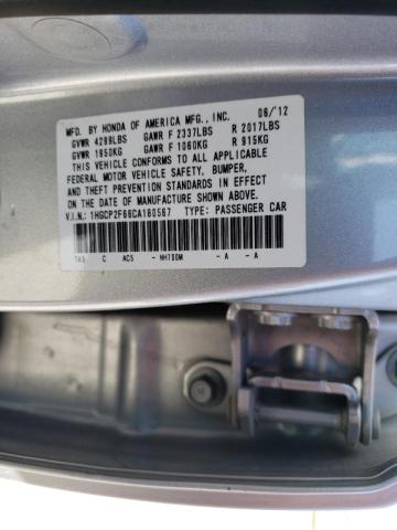 Photo 10 from auction – 2012 HONDA ACCORD SE with VIN 1HGCP2F66CA180567