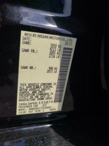 Photo 10 from auction – 2014 NISSAN ALTIMA 2.5 with VIN 1N4AL3AP5EC155874