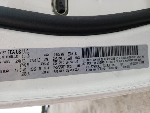 Photo 10 from auction – 2018 DODGE JOURNEY SE with VIN 3C4PDCAB3JT531217