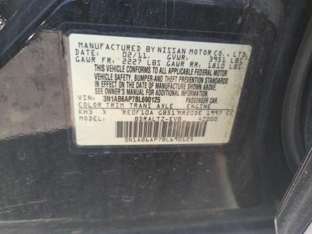 Photo 10 from auction – 2011 NISSAN SENTRA 2.0 with VIN 3N1AB6AP7BL690125