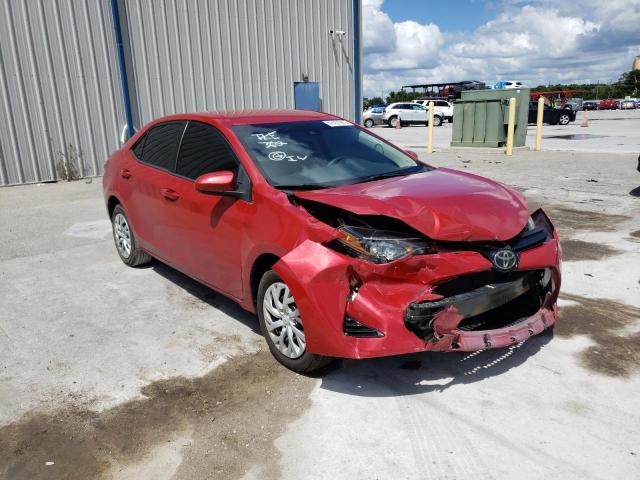 TOYOTA COROLLA L 2018 with VIN 5YFBURHE2JP810027 - Photo from auction