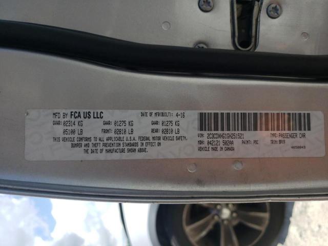 Photo 10 from auction – 2016 DODGE CHARGER SX with VIN 2C3CDXHG1GH251521