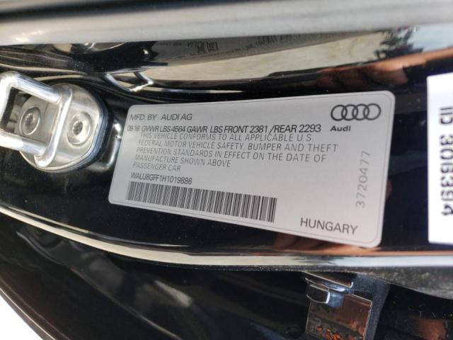 Photo 10 from auction – 2017 AUDI A3 PREMIUM with VIN WAUJ8GFF1H1019886