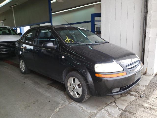 CHEVROLET AVEO BASE 2006 with VIN KL1TD566X6B677278 - Photo from auction