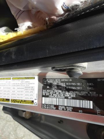 Photo 10 from auction – 2018 TOYOTA 4RUNNER SR with VIN JTEBU5JRXJ5554282
