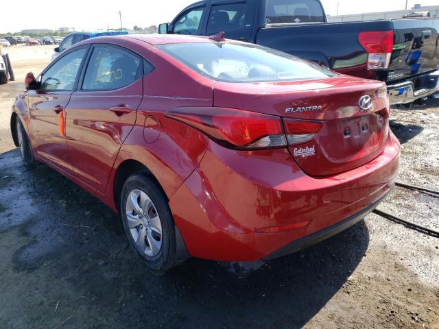 Photo 3 from auction – 2016 HYUNDAI ELANTRA SE with VIN KMHDH4AEXGU600874
