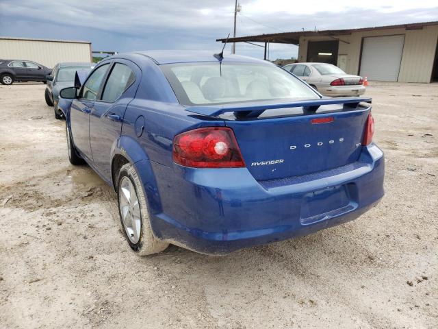 Photo 3 from auction – 2013 DODGE AVENGER SX with VIN 1C3CDZCB1DN664467