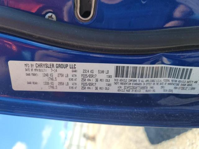 Photo 10 from auction – 2015 DODGE JOURNEY SX with VIN 3C4PDCBG0FT509970